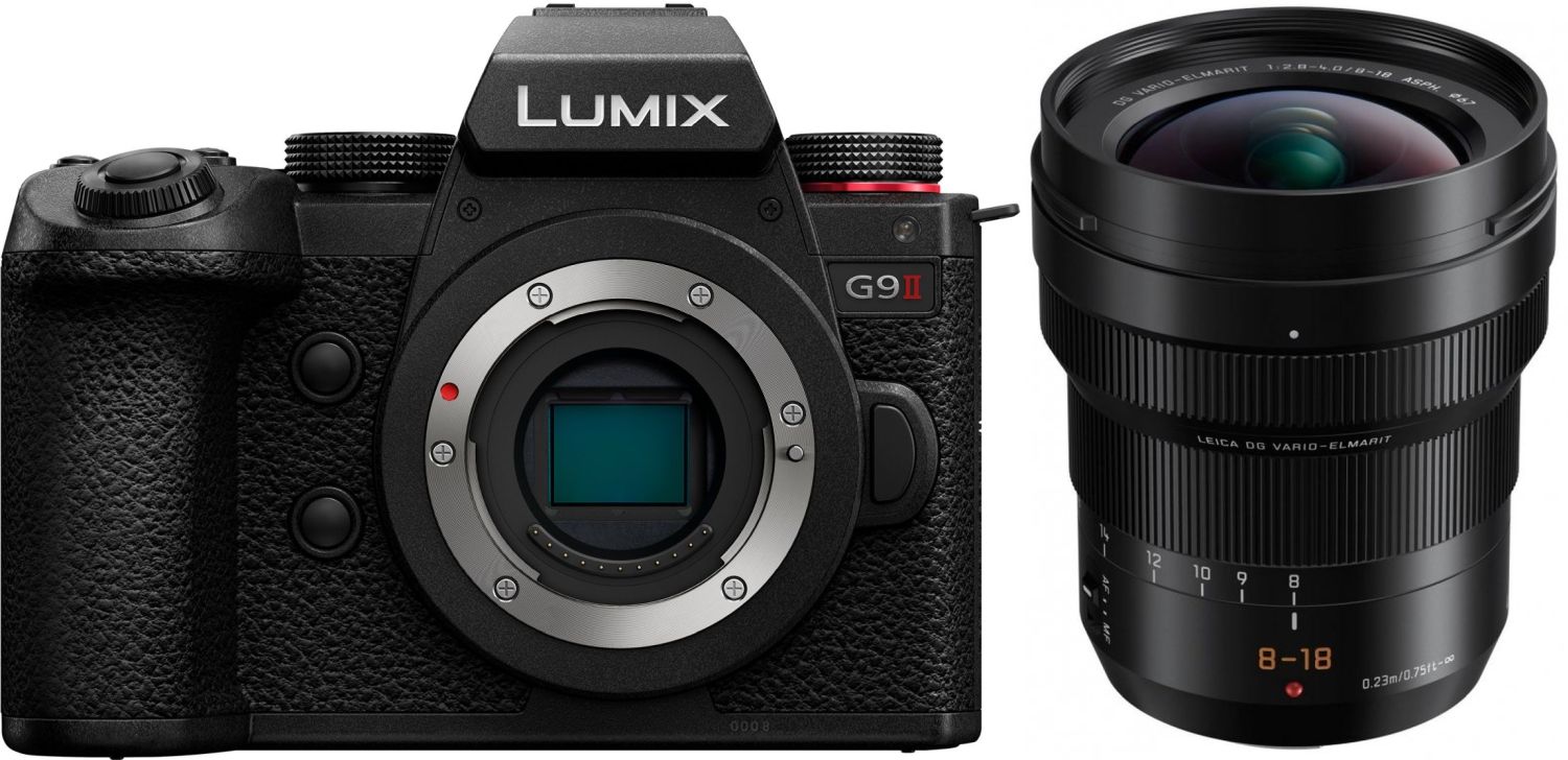 Panasonic Lumix G9 II järjestelmäkamera ja Leica DG Vario Elmarit 8-18mm f/2.8-4.0 objektiivi