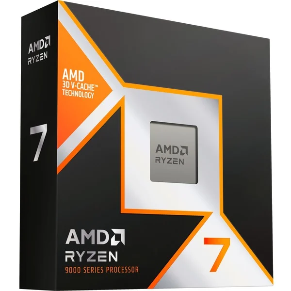 AMD Ryzen 7 9800X3D, 4,7 GHz (5,2 GHz Turbo Boost) socket AM5 prosessori
