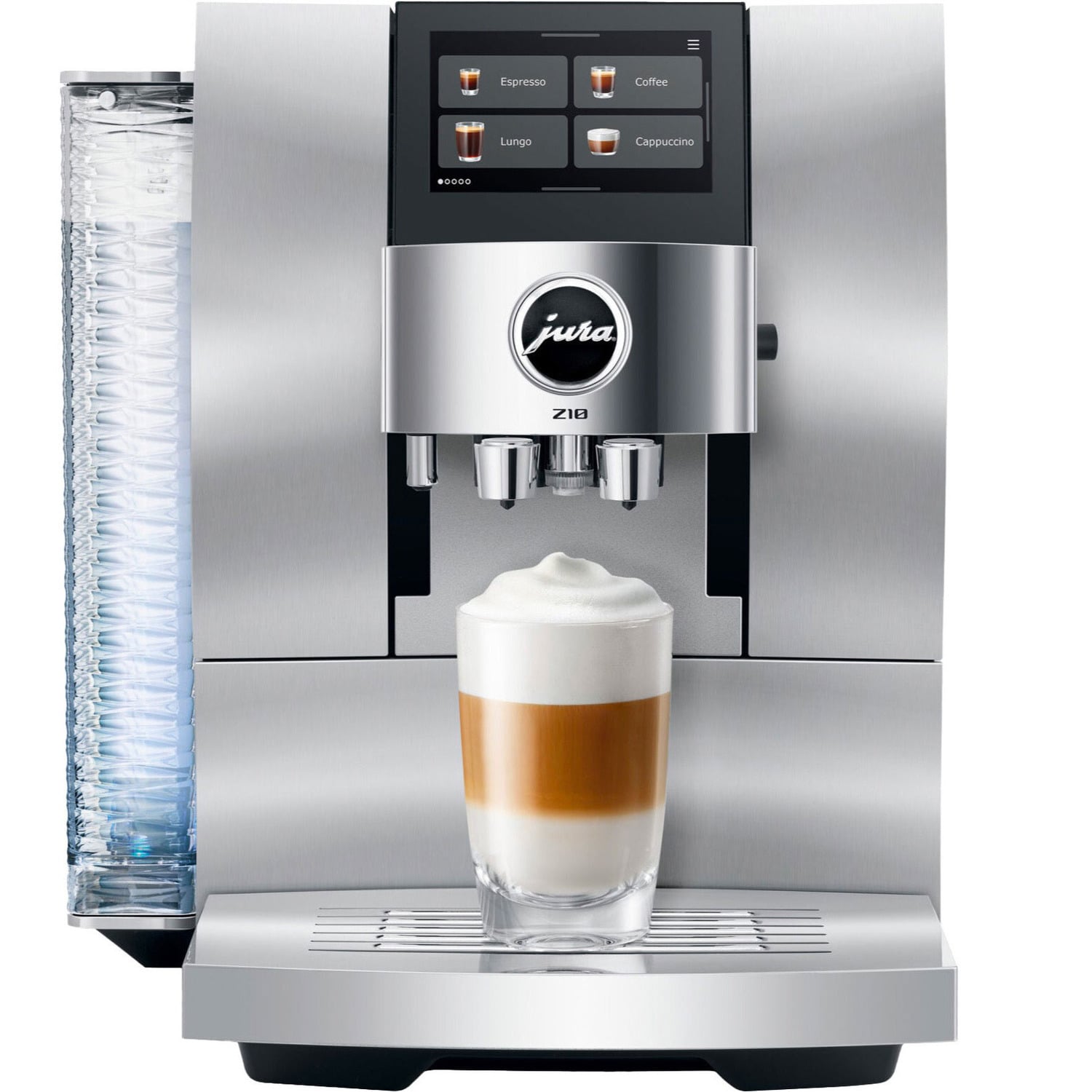 Jura W4 Dark Inox (EA) - Bean-to-Cup Espresso Machine - Professional