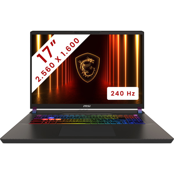 MSI Vector 17 HX AI (A2XWJG-057BE) 17" pelikannettava