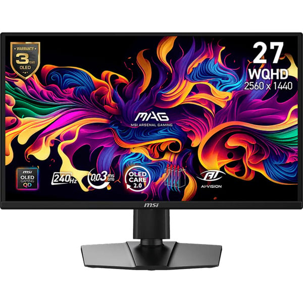MSI MAG 272QP QD-OLED X24 26,5" pelimonitori