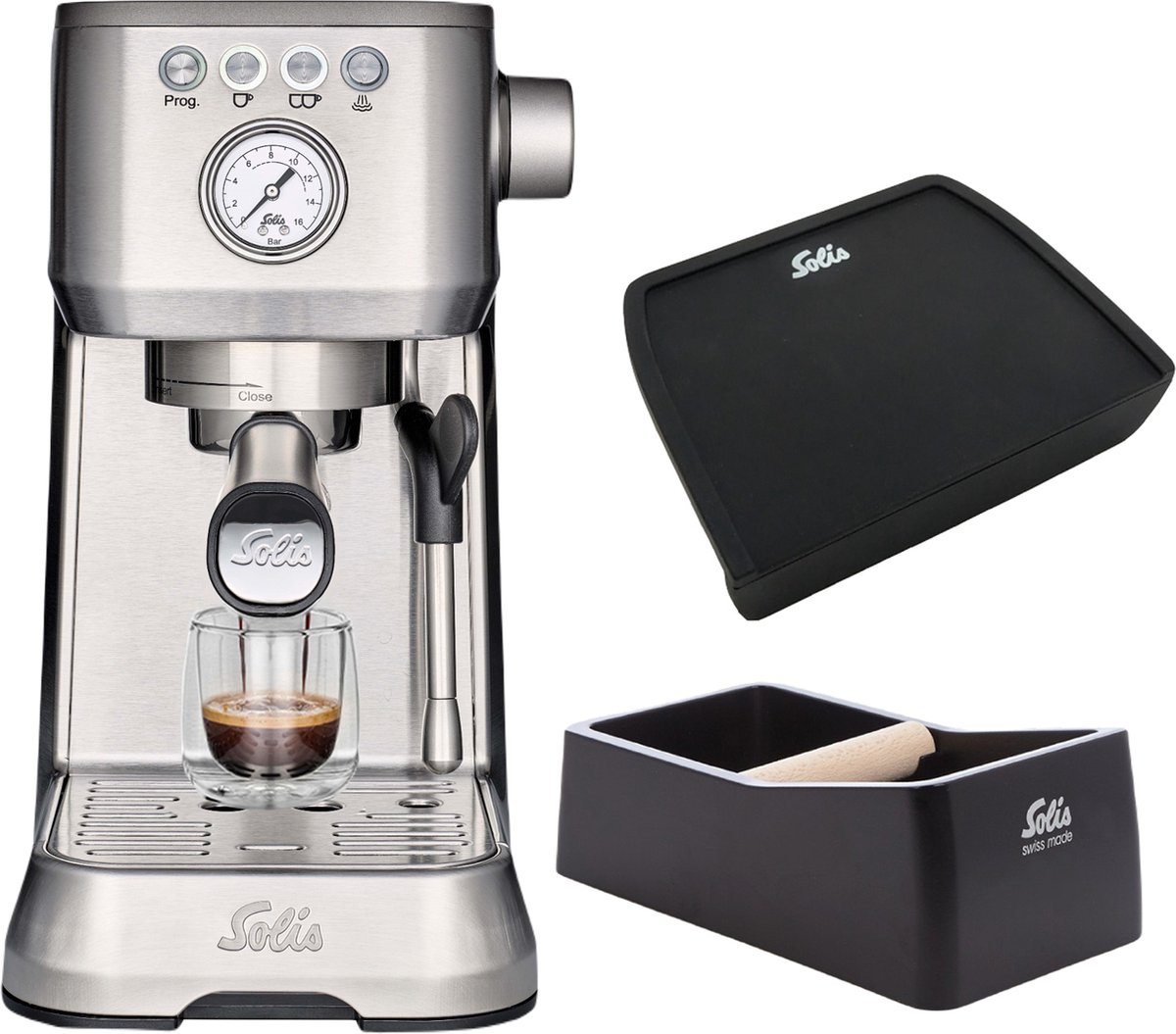Solis Barista Perfetta Plus 1170 - Espresso Machine - Silver