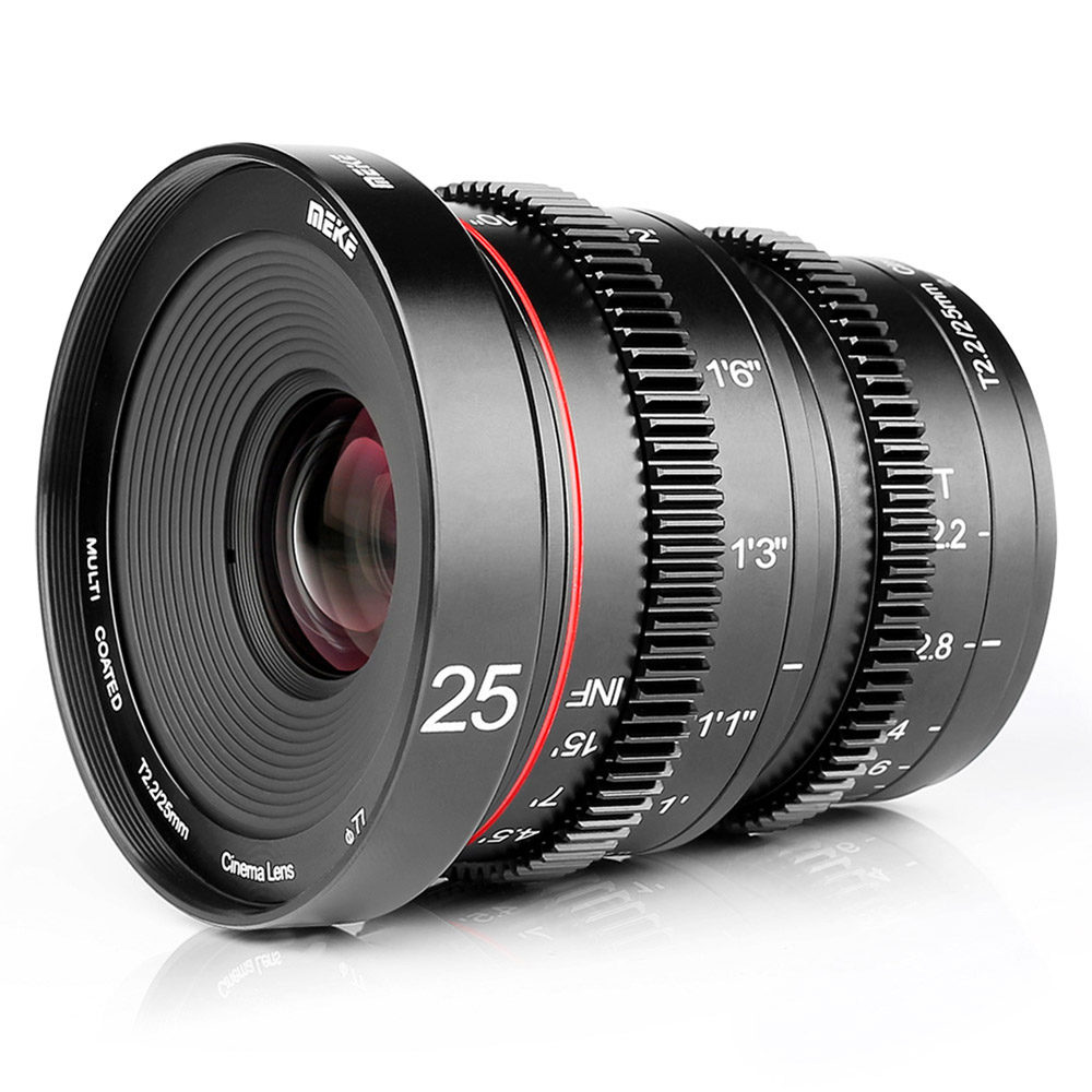 Meike 25mm T2.2 MFT-mount -objektiivi