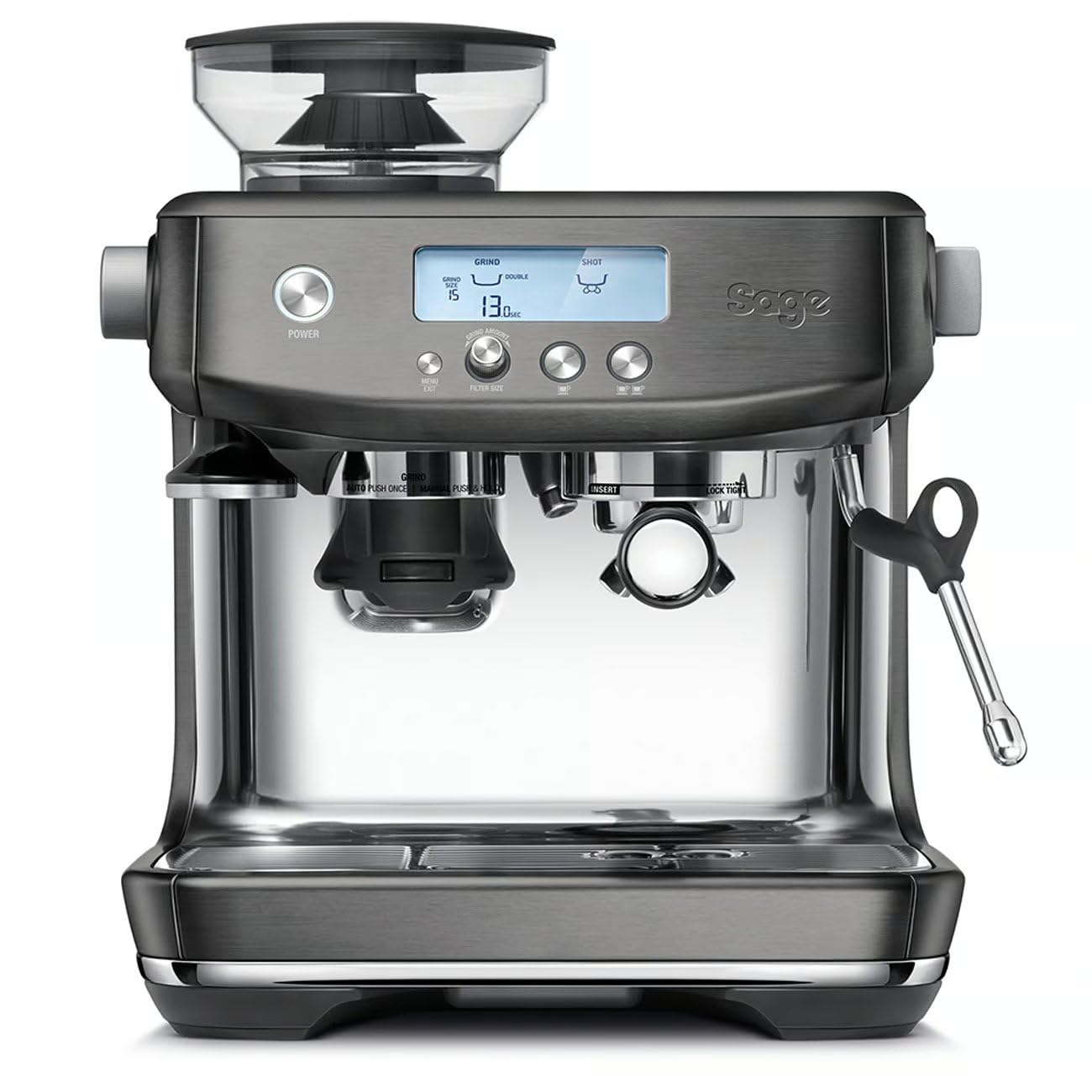 Sage The Bambino Plus Black Truffel -espressokeitein