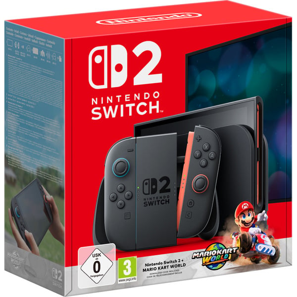 Nintendo Switch 2 + Mario Kart World -pelikonsoli