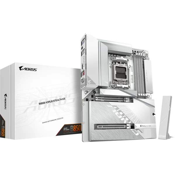 GIGABYTE B850 AORUS STEALTH ICE socket AM5 -emolevy