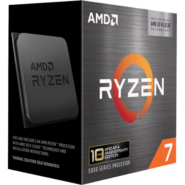 AMD Ryzen 7 5800X3D, 3,4 GHz (4,5 GHz Turbo Boost) socket AM4 -prosessori
