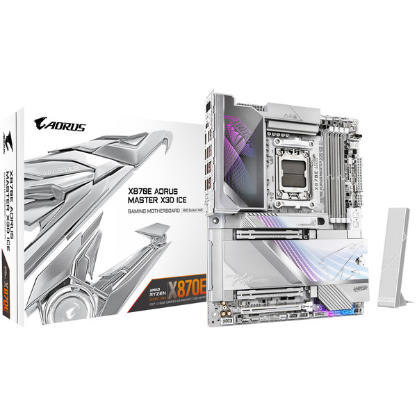 GIGABYTE X870E AORUS MASTER X3D ICE socket AM5 motherboard
