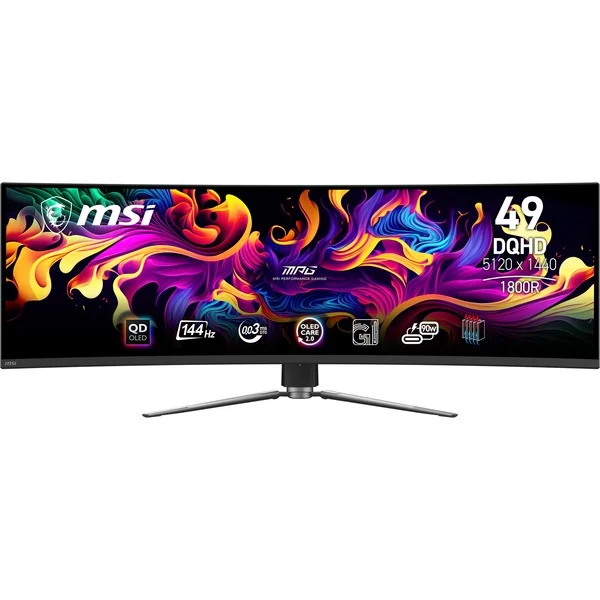 MSI MPG 491CQP QD-OLED 49" Curved UltraWide gaming-monitori