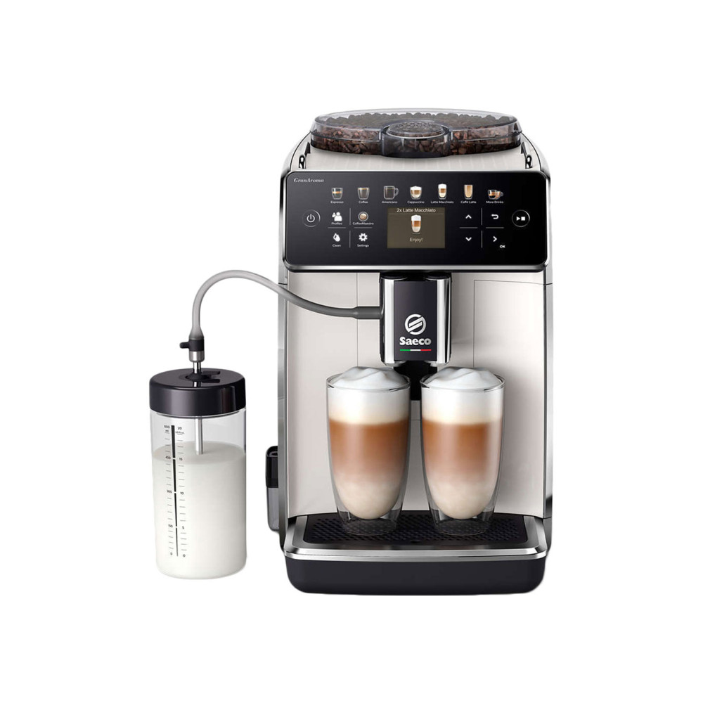Saeco GranAroma SM6580/20 täisautomaatne kohvimasin Valkoinen
