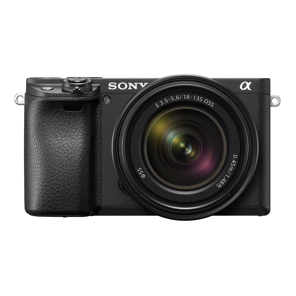 Sony Alpha A6400 mirrorless camera with 18-135mm lens