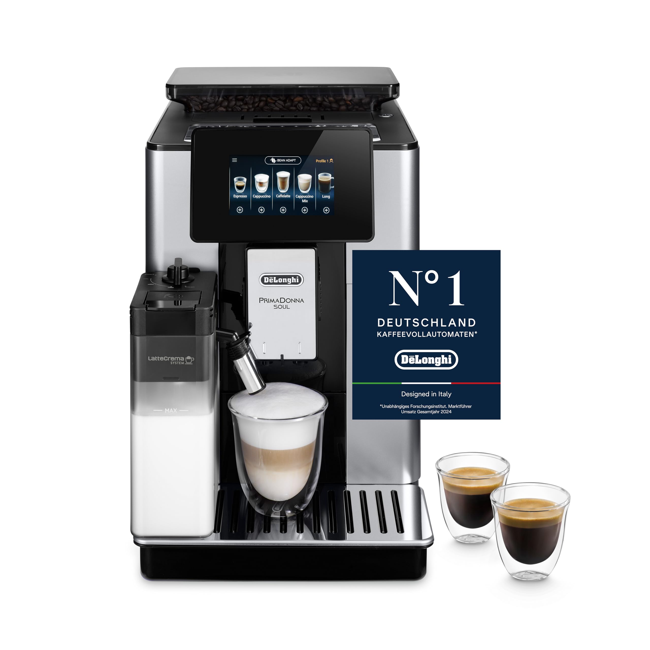 De'Longhi PrimaDonna Soul ECAM612.55.SB täysautomaattinen espressokeitin