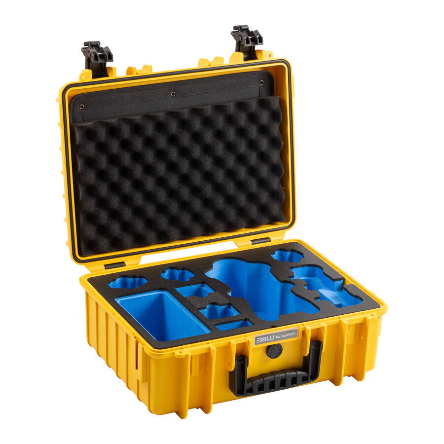 B&W Outdoor Case Type 5000 Yellow for DJI Mavic 4 Pro Fly More Combo