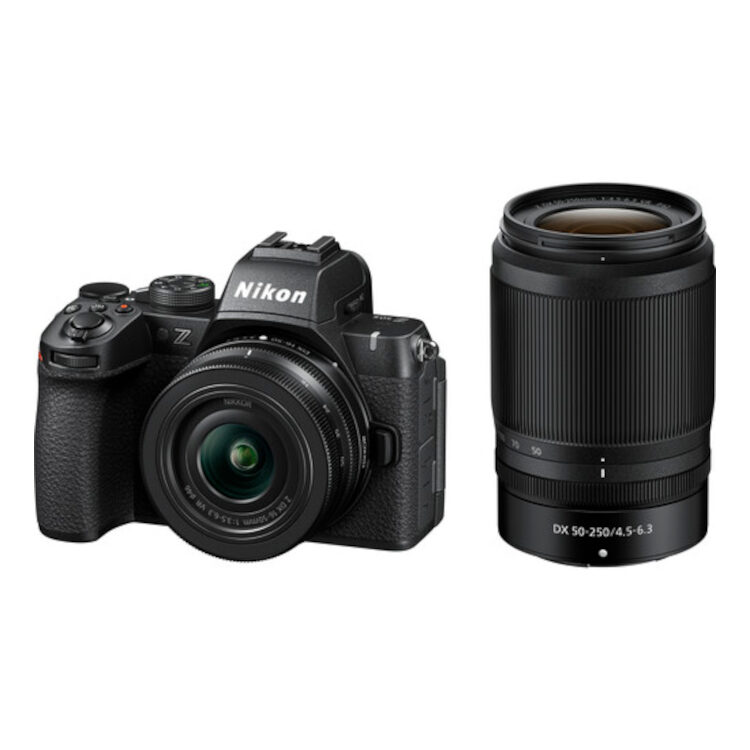 Nikon Z50 II mirrorless camera + 16-50mm + 50-250mm lenses