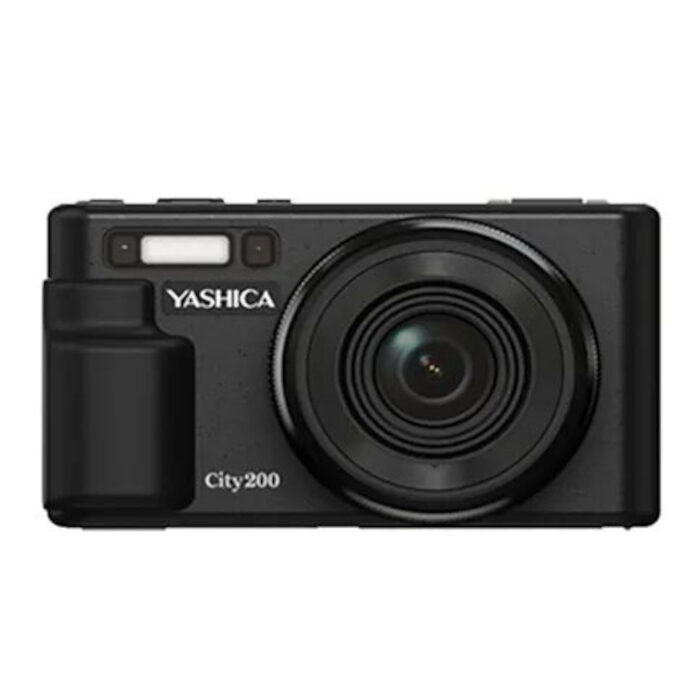 Yashica City 200 -kompaktikamera Musta