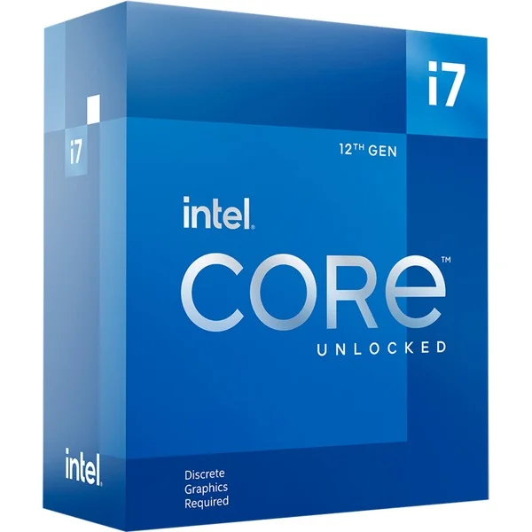 Intel® Core i7-12700KF, 3,6 GHz (5,0 GHz Turbo Boost) socket 1700 -prosessori