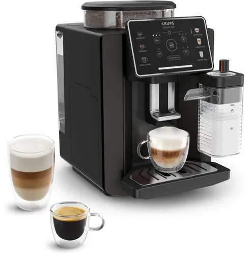 KRUPS Sensation EA910B täysautomaattinen espressokone - Yönmusta