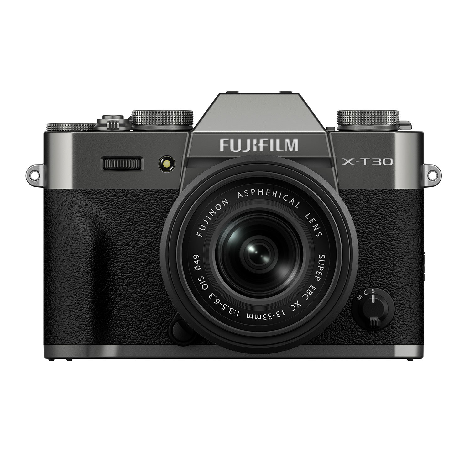 Fujifilm X-T30 III järjestelmäkamera runko musta ja XC 13-33mm objektiivi