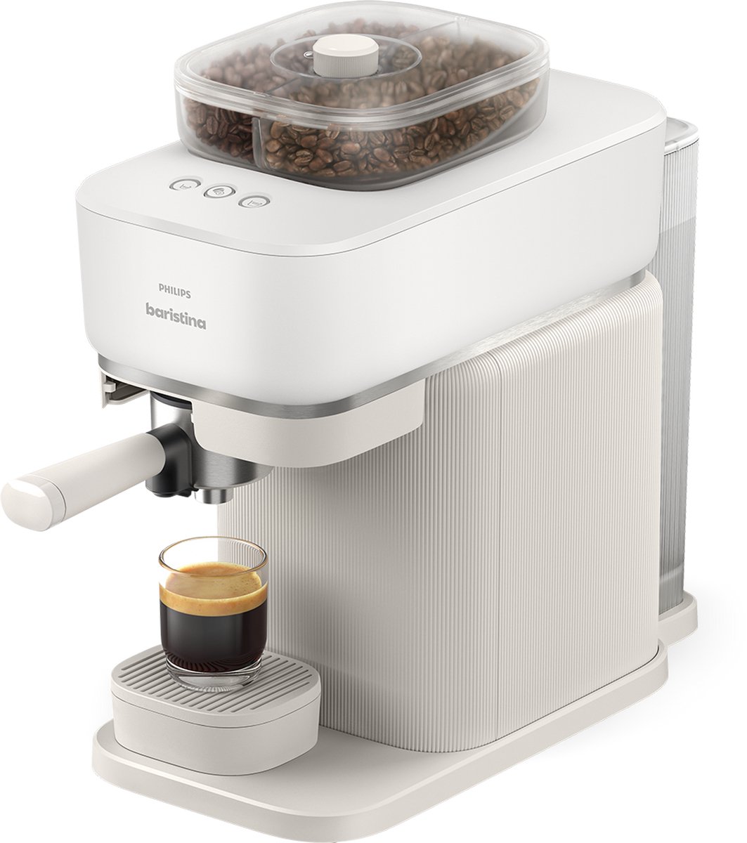 Philips Baristina Bean Swap täysautomaattinen espressokein valkoinen