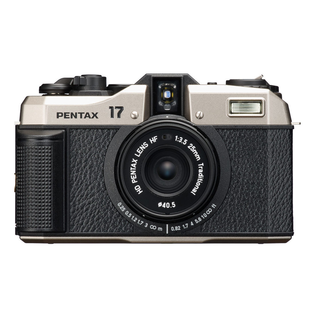 Pentax 17 -analoginen kompaktikamera, Dark Silver