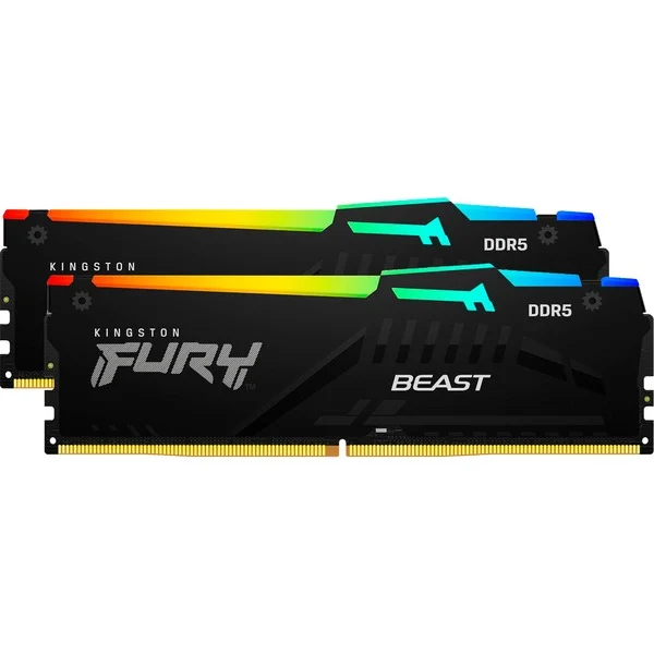 Kingston FURY Beast RGB 32 GB DDR5-6000 (2x 16 GB) -keskusmuisti