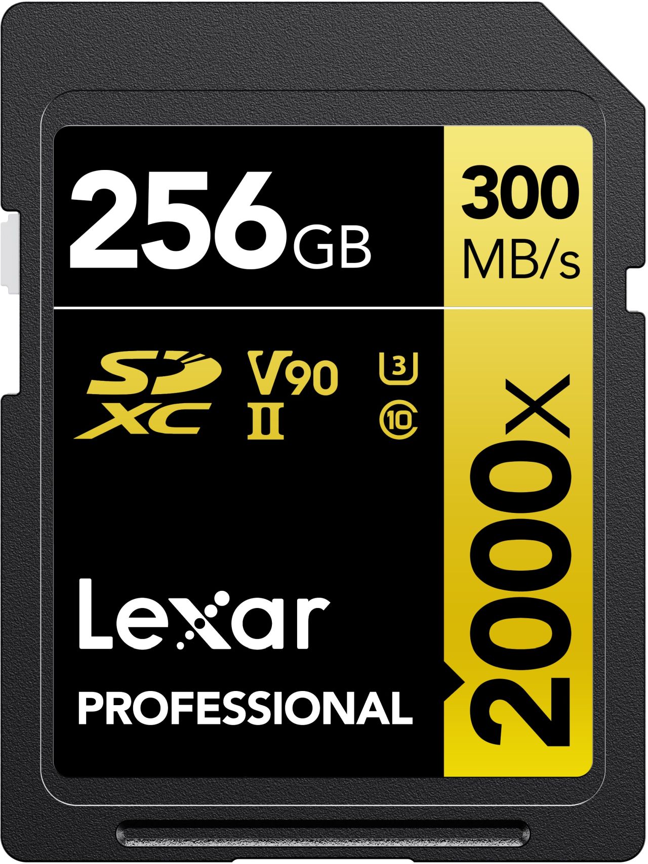 LEXAR Professional SDXC 256GB 2000x UHS-II V90 Muistikortti