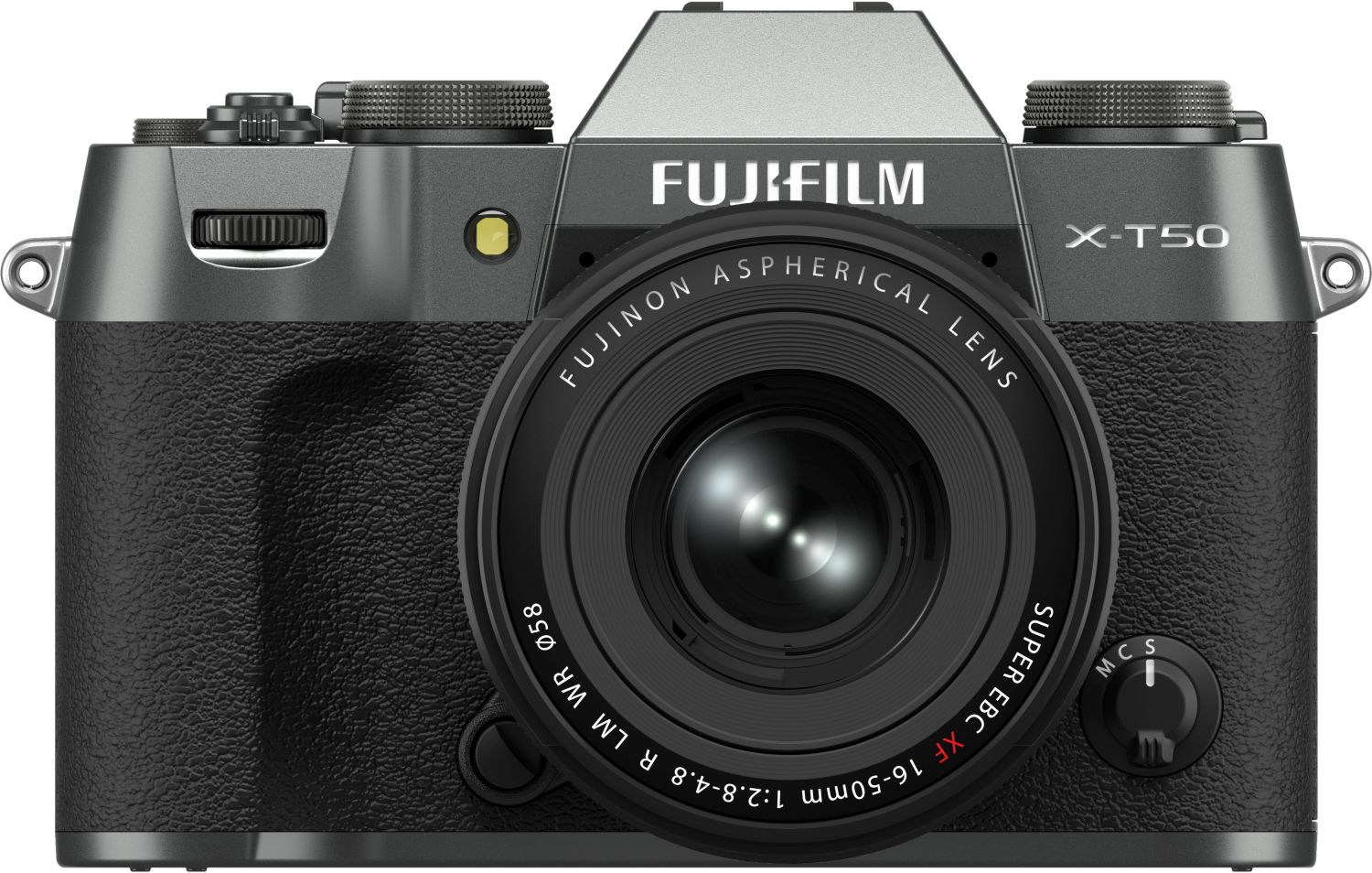 FUJIFILM X-T50 mirrorless camera with XF 16-50mm f2.8-4.8 R LM WR lens, charcoal
