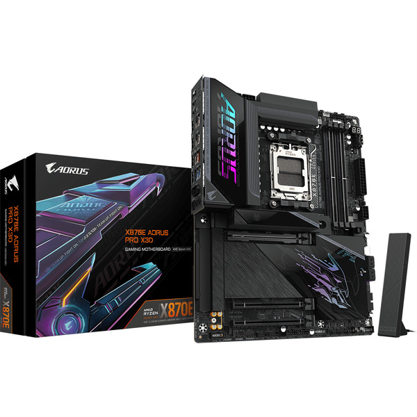 GIGABYTE X870E AORUS PRO X3D socket AM5 motherboard