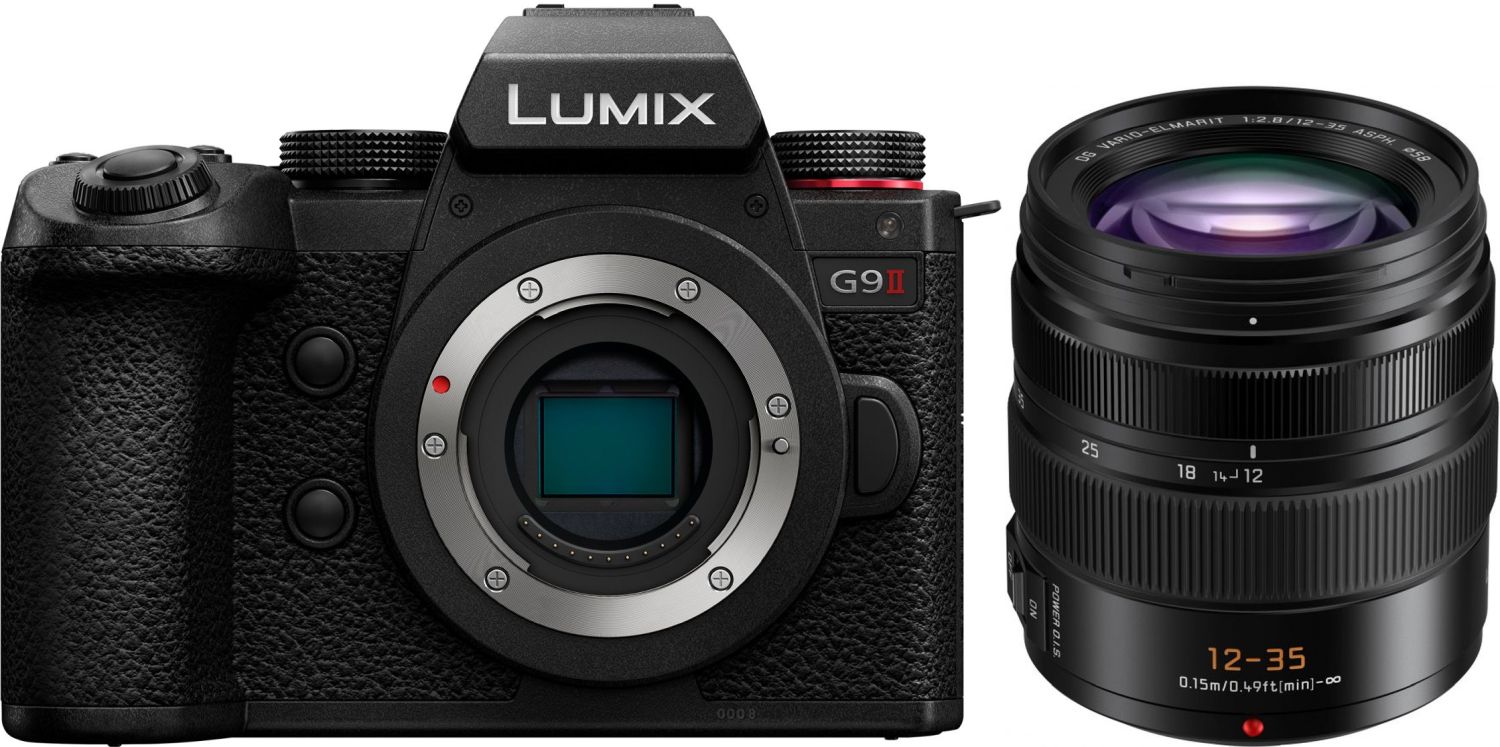 Panasonic Lumix G9 II järjestelmäkamera ja Leica DG Vario-Elmarit 12-35mm f/2.8 linssi