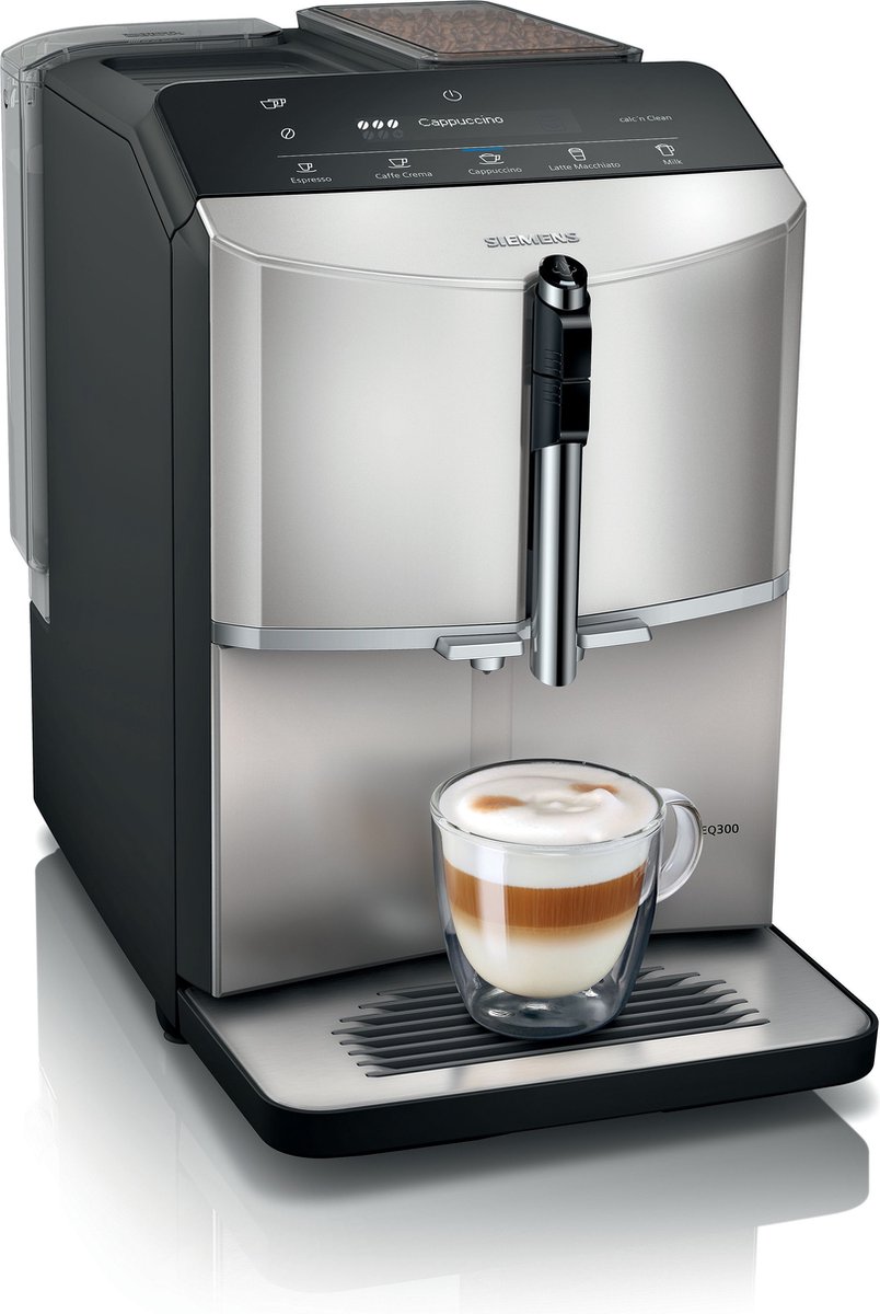 Siemens EQ300 TF303E07 - Bean-to-cup Espresso Machine - Stainless Steel
