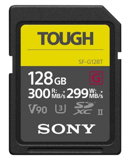 Sony 128GB SDXC UHS-II R300 Tough SF-G128T Memory Card