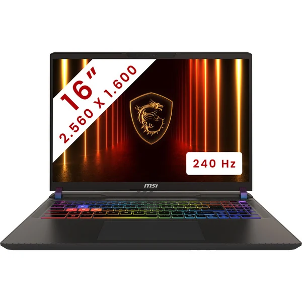 MSI Vector A16 HX (A8WHG-022BE) 16" pelikannettava