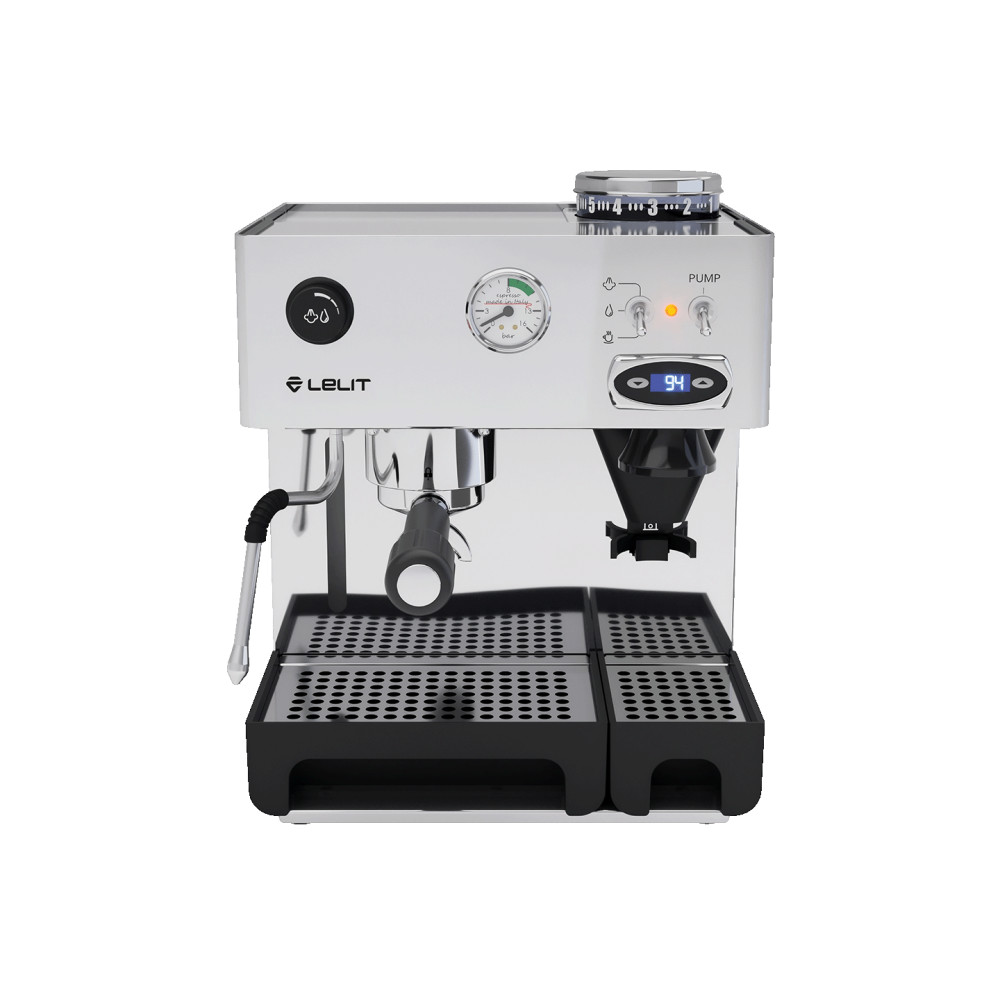 Lelit Anita PL042TEMD Espresso machine with grinder – Stainless steel