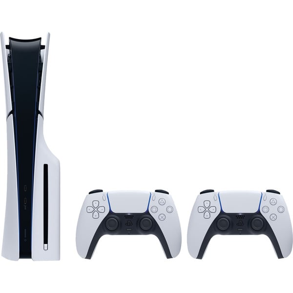 Sony PlayStation 5 Slim 1 TB + 2 ohjainta -pelikonsoli