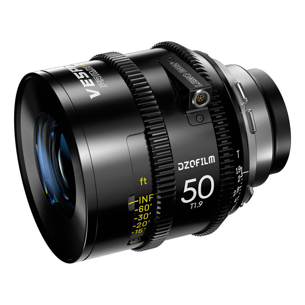 DZOFilm Vespid Prime2 50mm T1.9 PL-mount -objektiivi (metri)
