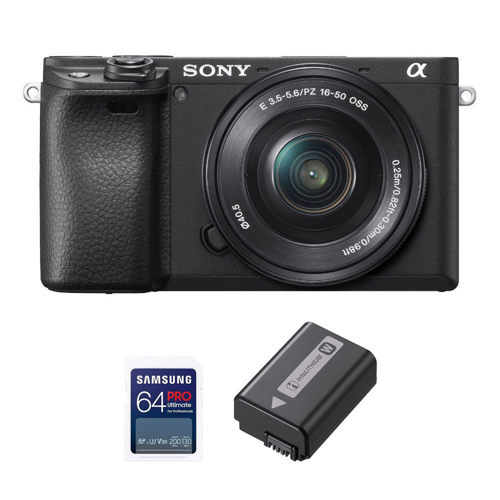 Sony Alpha A6400 mirrorless camera Black + 16-50mm II Starter Kit