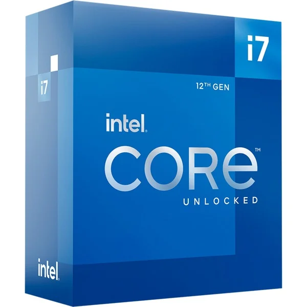 Intel® Core i7-12700K, 3,6 GHz (5,0 GHz Turbo Boost) socket 1700 -prosessori