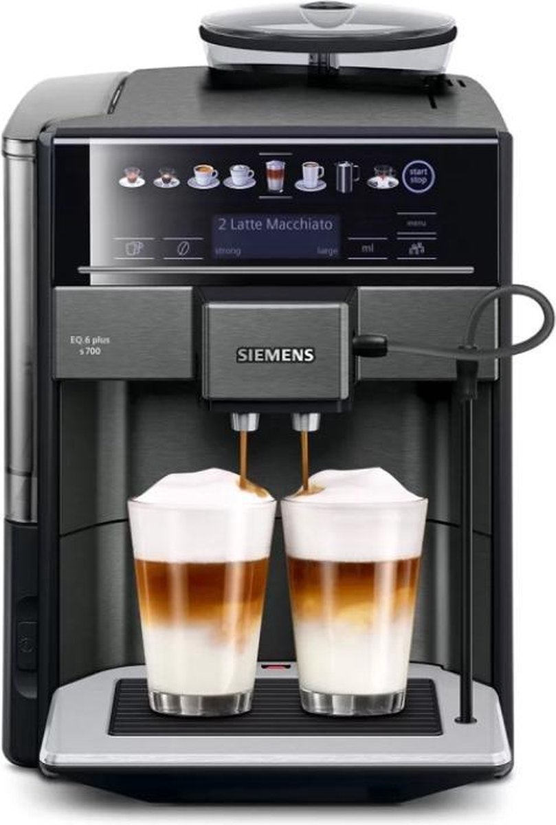 Siemens EQ6 Plus s700 TE657319RW - Fully Automatic Espresso Machine - Black