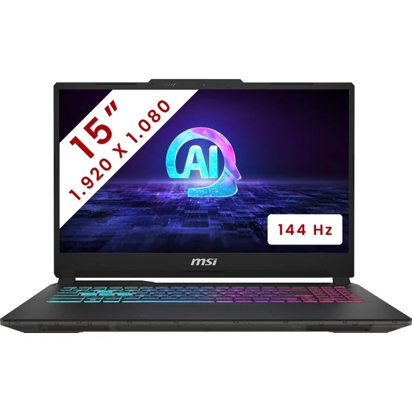 MSI Cyborg 15 AI (A1VFK-018BE) 15.6" gaming-kannettava