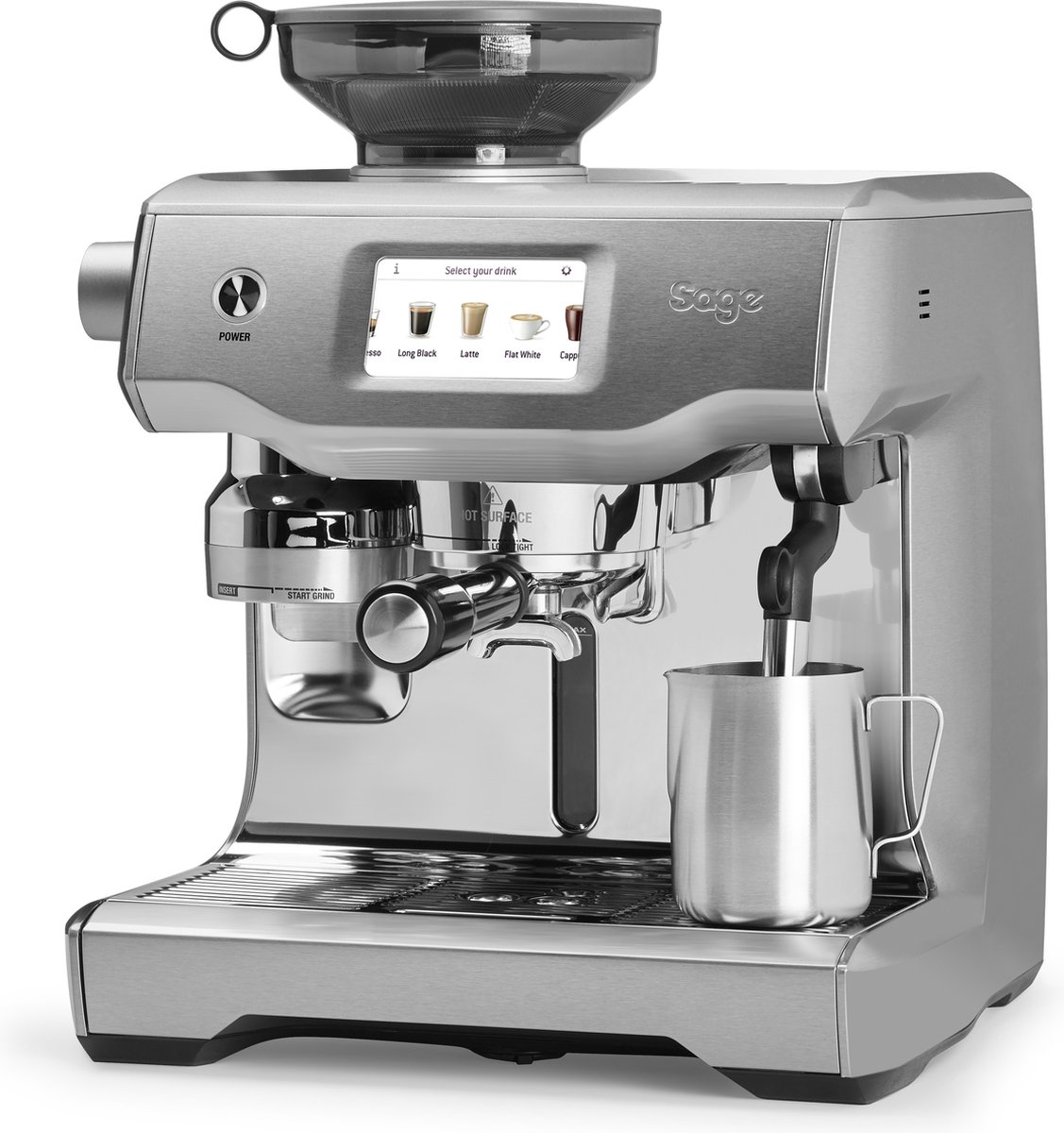 Sage Oracle Touch - Bean-to-Cup Espresso Machine Stainless Steel
