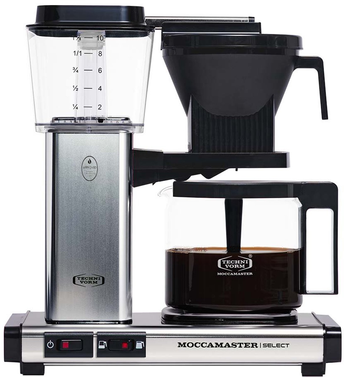 Moccamaster KBG Select kahvinkeitin Polished Silver