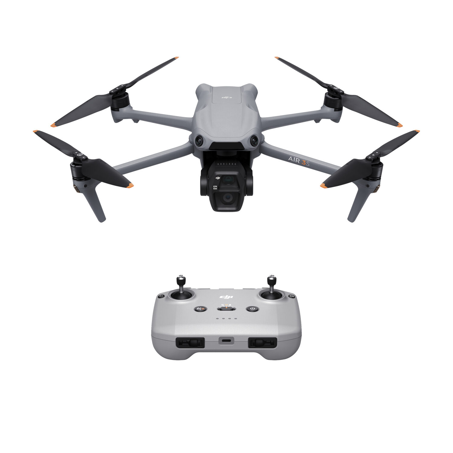 DJI Air 3S drone (RC-N3 -ohjaimella)