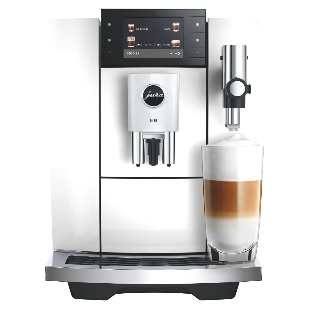 JURA E8 Piano Black ED täysautomaattinen espressokeitin